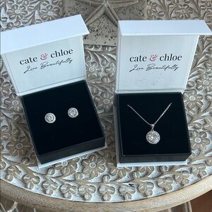 Cate & Chloe Silver Earrings